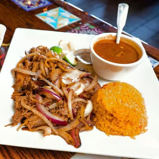 44. Pork Carnitas Platter.