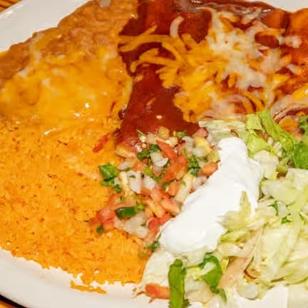37. Enchiladas El Paso Platter.