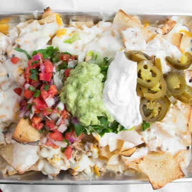 A16. Grilled Chicken Nachos.
