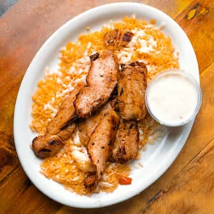 49. Pollo Feliz Timoteo Platter.