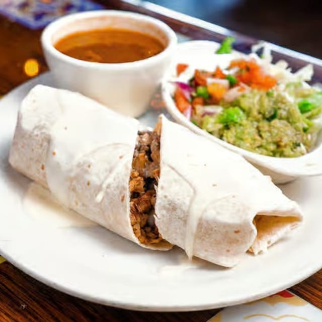 63. Burrito Loco Platter.