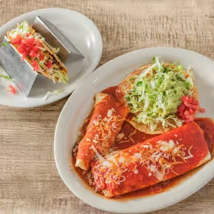 K. One Burrito, One Chalupa One Beef Taco & One Enchilada Combination.