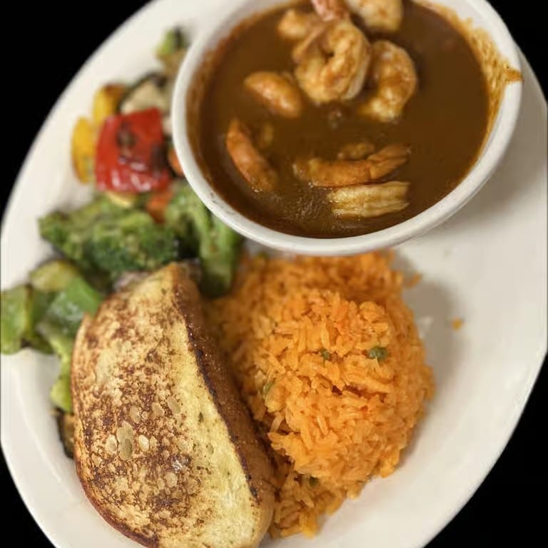 105. Camarones a La Mexicana.